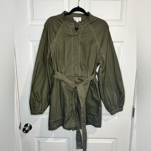 NWT - L’atiste by Amy green belted romper - Size 1x